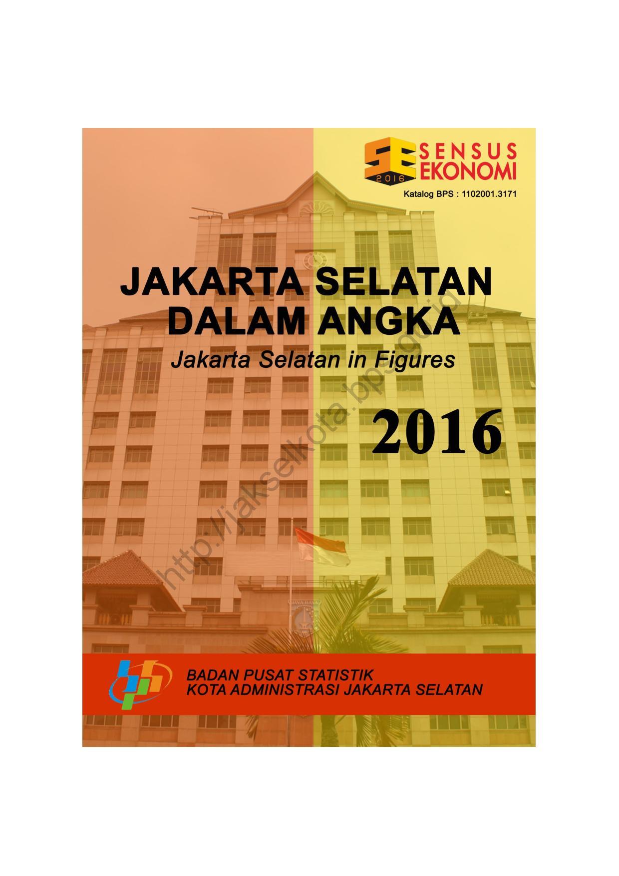 Kota Jakarta Selatan Dalam Angka 2016