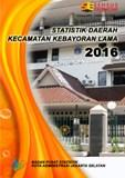 regional statistics Kebayoran Lama 2016