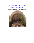 Kecamatan Jagakarsa Dalam Angka tahun 2007 Kodya Jakarta Selatan