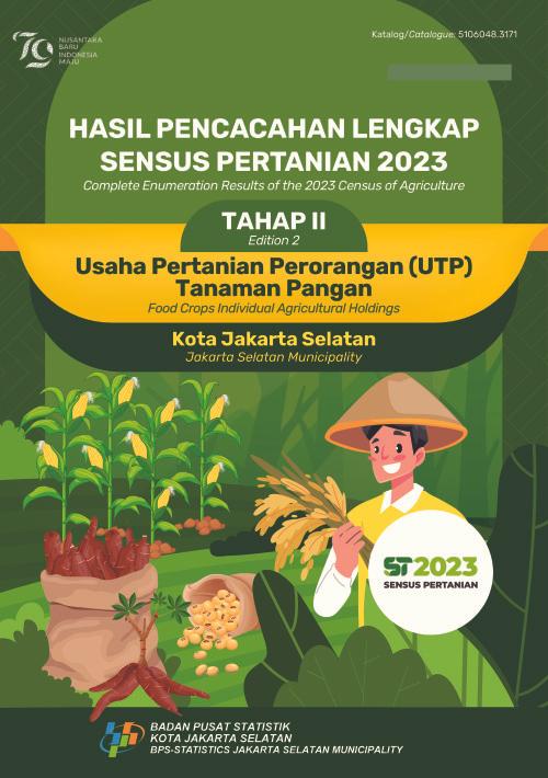 Complete Enumeration Results of the 2023 Census of Agriculture - Edition 2: Food Crops Individual Agricultural Holdings Jakarta Selatan Municipality